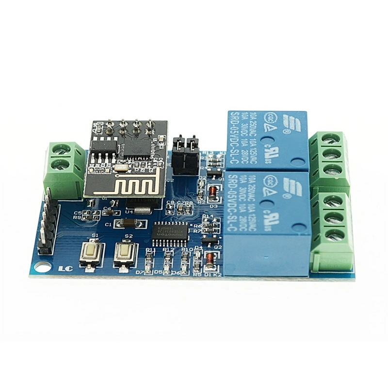 2-канальное реле 5V с Wi-Fi управлением на чипе ESP8266