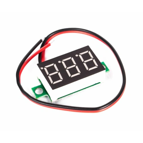Цифровой LED вольтметр DSN-DVM-368 - Синий