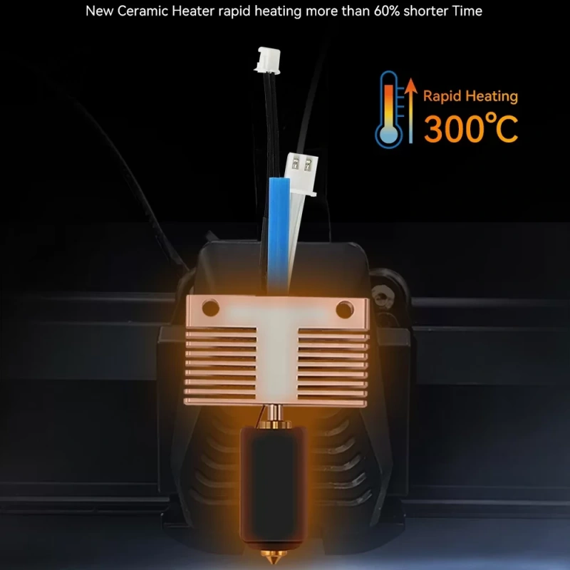 Хотэнд в сборе для Elegoo Neptune 4 Plus/Max с радиатором