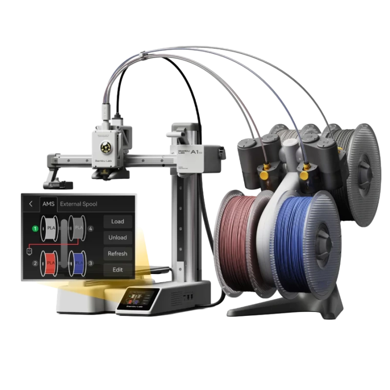 3D-принтер Bambu Lab A1 Mini Combo комбо с AMS Lite (EU-версия)