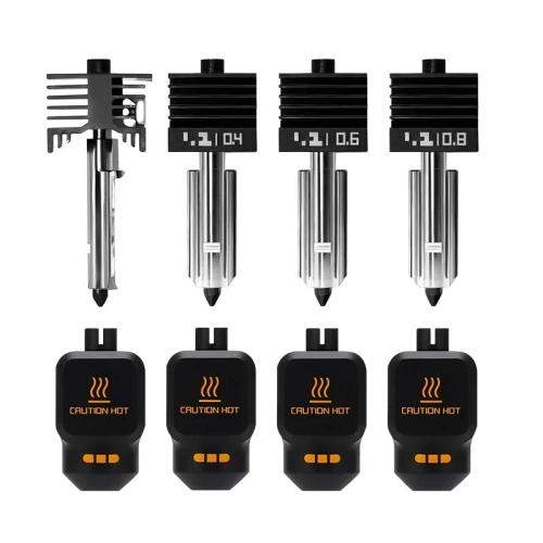 Хотэнд с закалённым соплом для Bambu Lab H2D/H2C/H2S/P2S (0.2 мм)