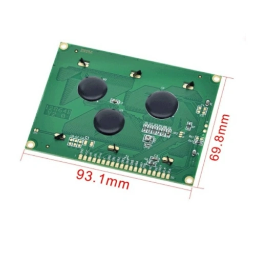 Графический дисплей STN LCD12864, синий, 128x64