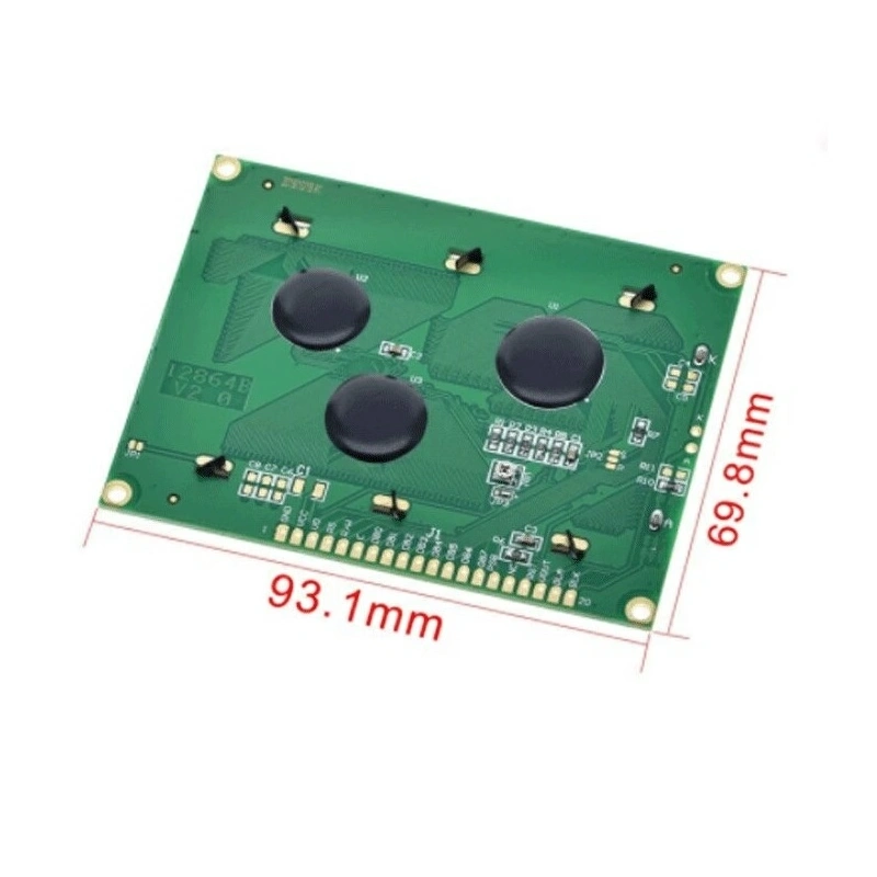 Графический дисплей STN LCD12864, синий, 128x64