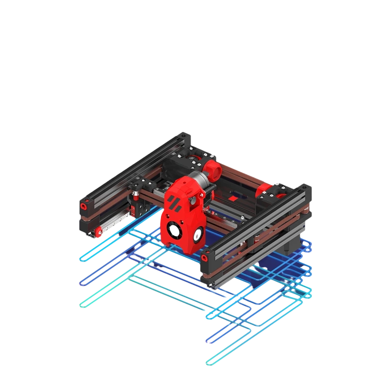 Набор Siboor для сборки 3D принтера VORON V0.2 Rev.1 (120x120x120 мм) (Напечатанные ABS детали)