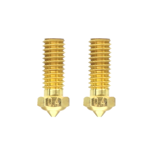 Комплект оригинальных латунных сопел (2шт) QIDI Q1 Pro/ X-Max 3/ X-Plus 3/ X-Smart 3 (0.2 мм)