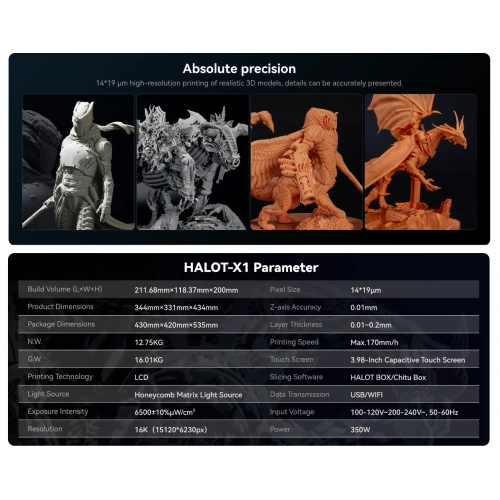 3D принтер Creality Halot-X1 combo