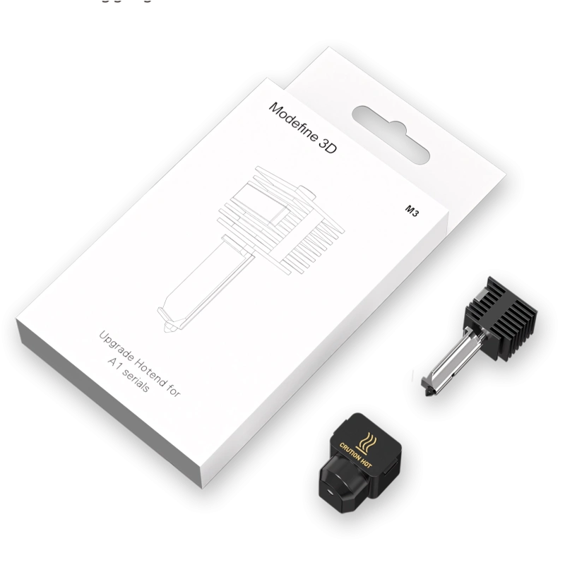 Высокотемпературный хотэнд Modefine3D M3 для 3D принтера Bambu Lab серии A1/A1 mini (0.2 мм)