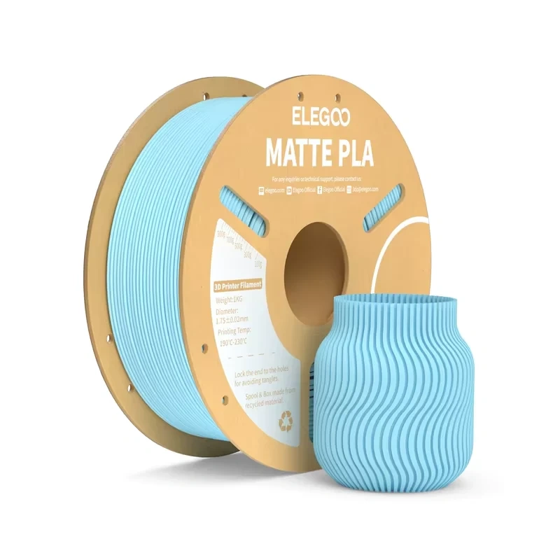 PLA Matte пластик Ice Blue 1.75 мм Elegoo 1 кг
