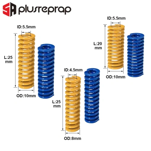 Пружина PlusRepRap ID5.5 мм OD10 мм L25 мм