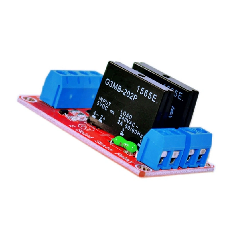 Твердотельное 2-канальное реле 5V