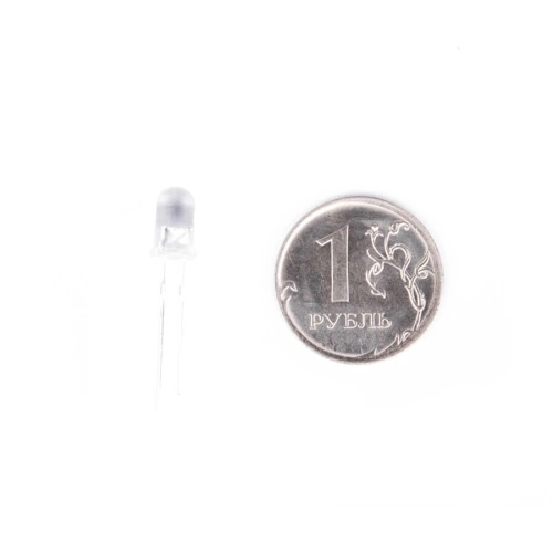 Светодиод 5 мм красный, 10 шт