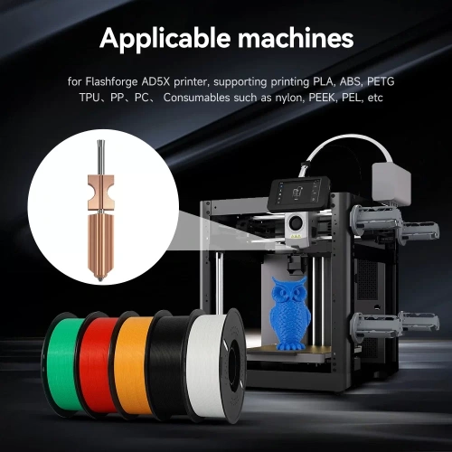 Биметаллическое сопло для Flashforge AD5X, 1 шт (0.25 мм)