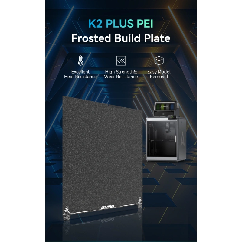Оригинальная матовая PEI платформа для Creality K2 Plus