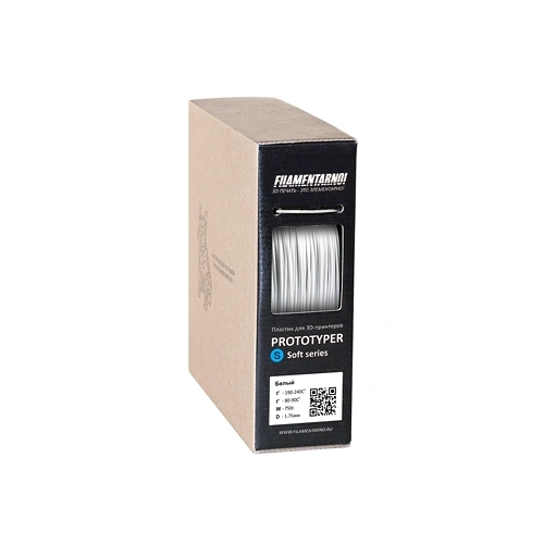 S-SOFT 1,75 FILAMENTARNO Белый 0,75 кг