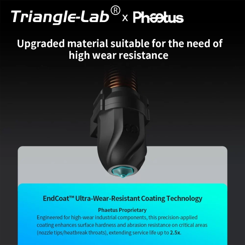 Хотэнд в сборе Trianglelab-Phaetus Conch Perfect Fit для Flashforge AD5M/AD5M Pro (0.25)